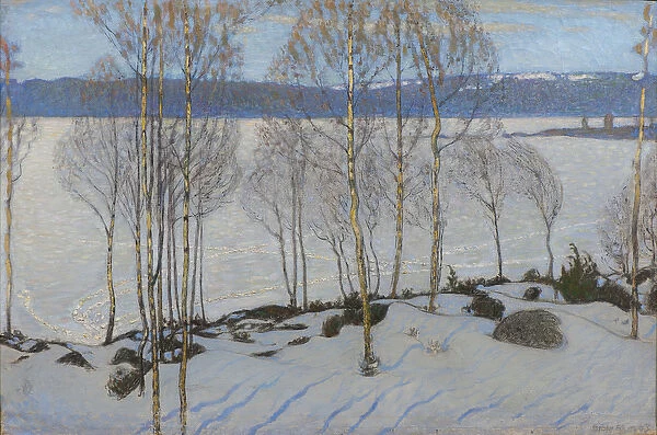 The Approach of Spring, 1903 (oil on canvas)