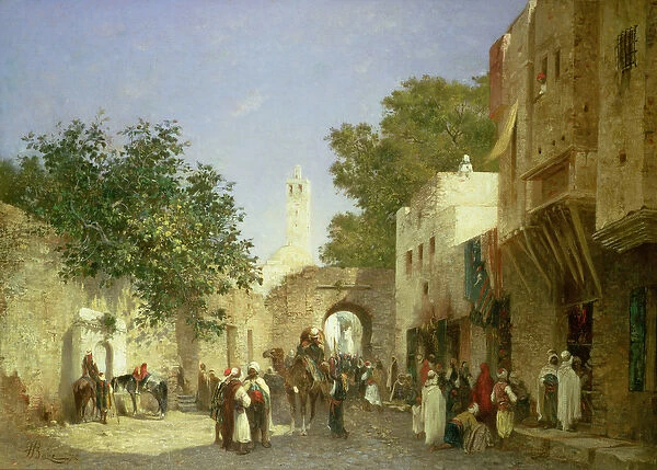 Arab Street Scene, 1872 (oil on canvas)