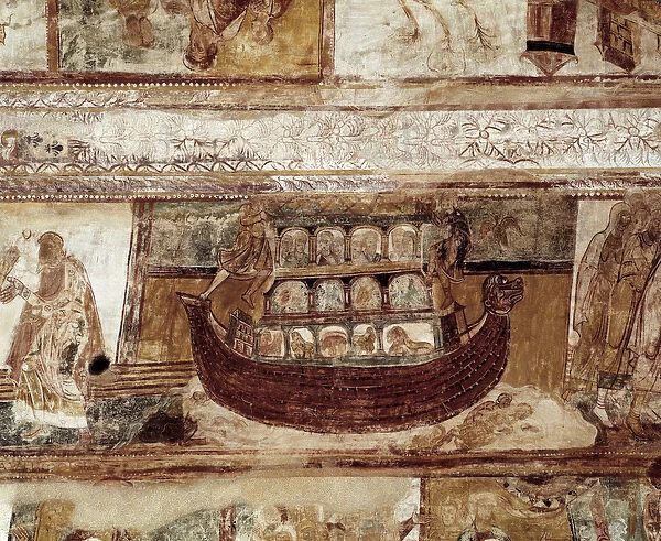 The arch of Noah (fresco of the ceiling)