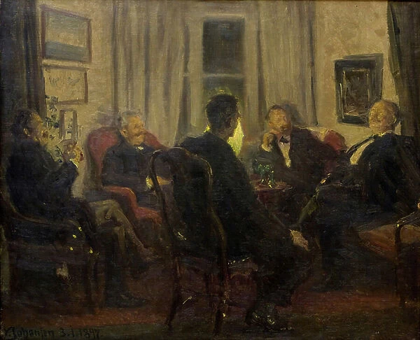 Among Artists, , 1897 (oil on canvas)