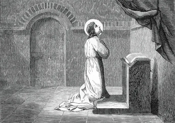Framed Print : 19th Century Engraving Print of Saint Eusebius Framed Print : 19th Century Engraving Print of Saint Eusebius