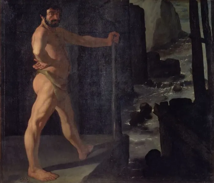 Framed Print : Hercules Changing the Course of the River Alpheus Print Framed Print : Hercules Changing the Course of the River Alpheus Print