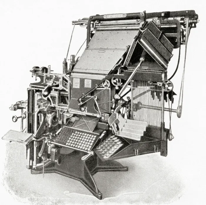 Framed Print : The Intertype interlocking typecasting machine Print Framed Print : The Intertype interlocking typecasting machine Print