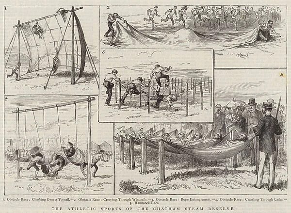 The Athletic Sports of the Chatham Steam Reserve (engraving)