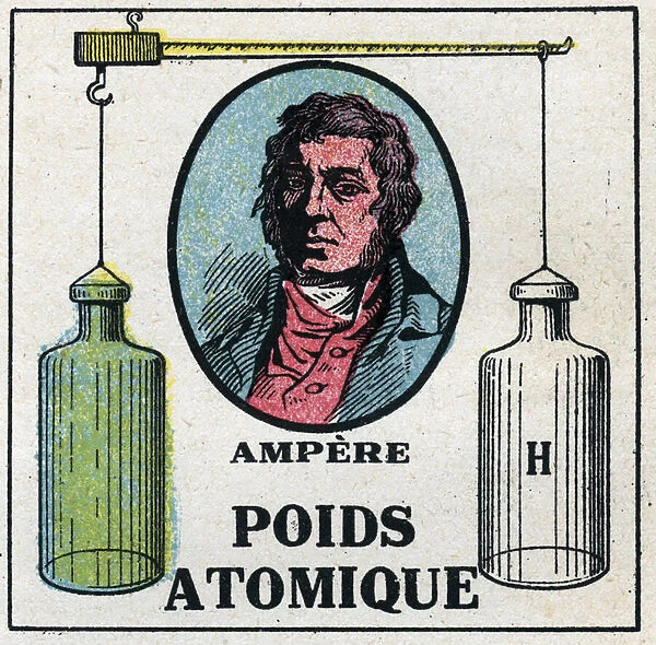 Atoms: The Atomic Weight by Andre Marie Ampere (1775-1836)