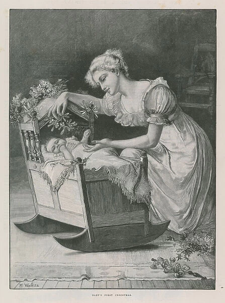 Babys First Christmas (engraving)