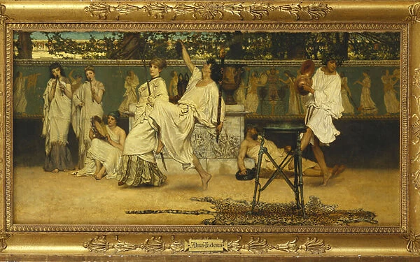Bacchanal, 1871 (oil on canvas)