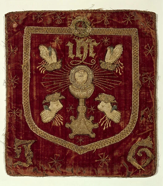 Badge of the Five Wounds of Christ (embroidered textile)