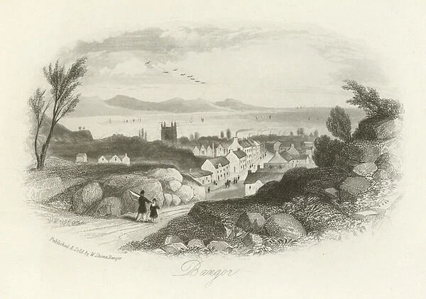 Bangor, North Wales (engraving)