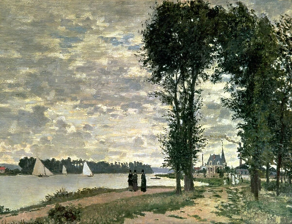 The Banks of the Seine at Argenteuil, 1872 (oil on canvas)