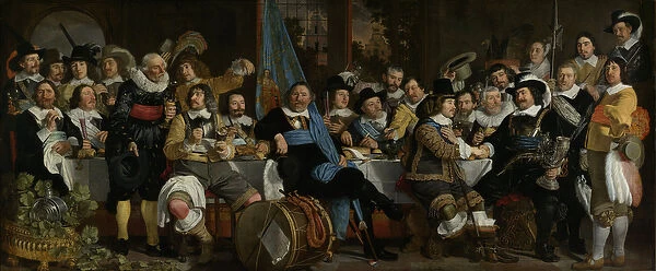 Banquet of the Crossbowmens Guild in Celebration of the Treaty of Munster, 1648