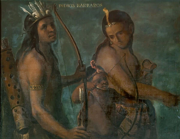 Barbarian Indians, c. 1715 (oil on canvas)