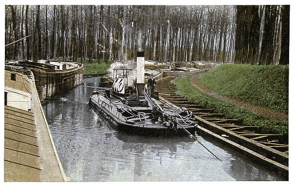 Barge, c.1910 (photo)
