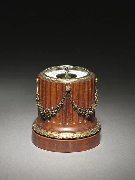 Barometer, firm of Peter Carl Faberge (1846-1920), 1896-1903 (palisander, silver gilt