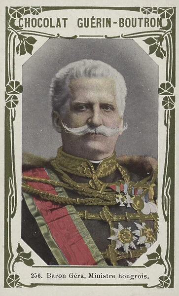 Baron Gera, Ministre hongrois (coloured photo)