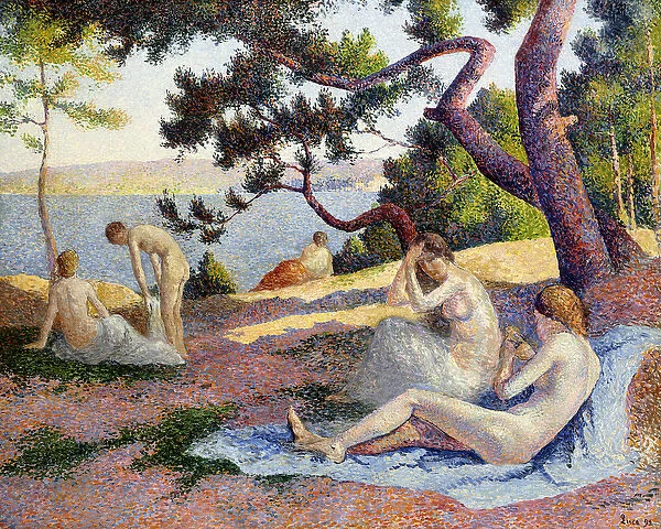 Bathers at Saint Tropez; Baigneuses a Saint-Tropez, 1892 (oil on canvas)