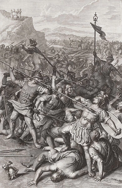 The battle of Israel against the Amalekites