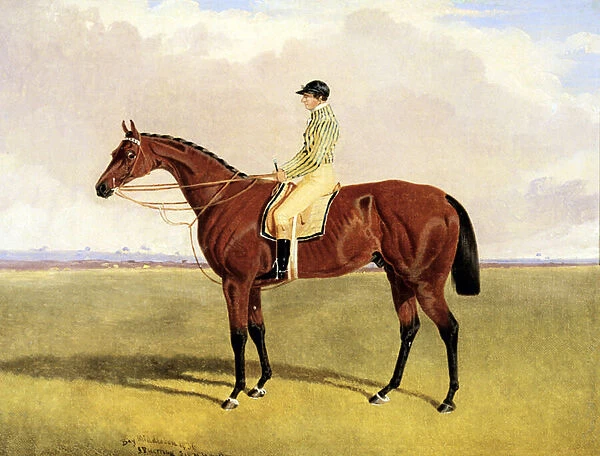 Bay Middleton with Robinson, 1836 (oil on canvas)