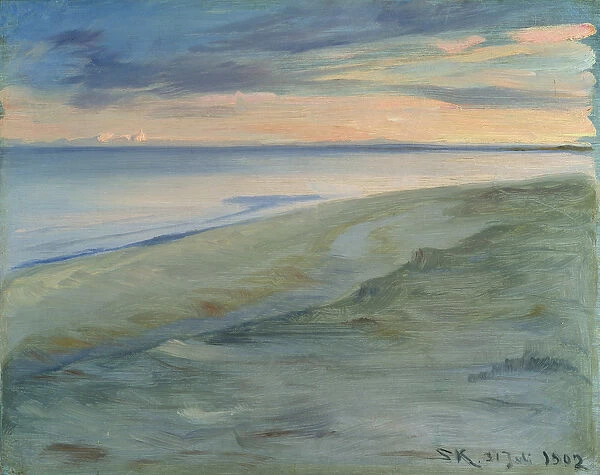 The Beach, Skagen, 1902 (panel)