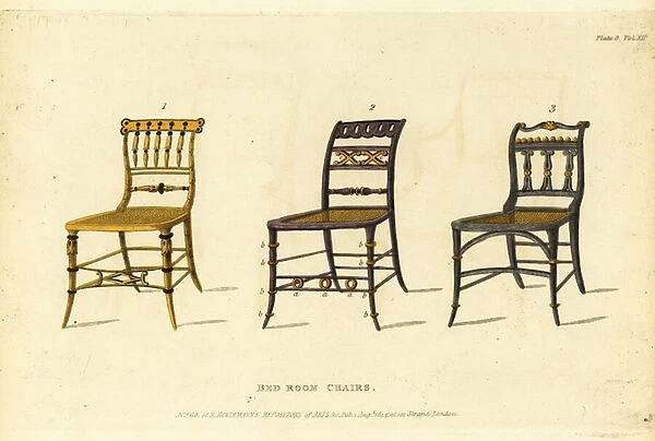 Bedroom chairs, 1814