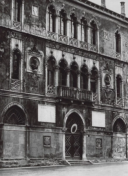 Belluno, Palazzo dei Rettori (b  /  w photo)