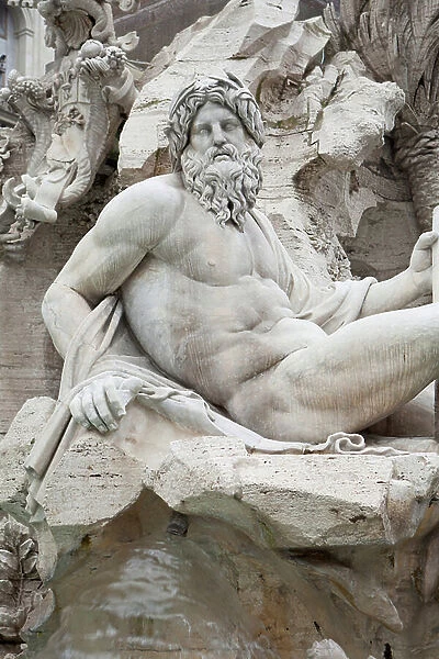 Bernini's Quattro Fiumi (Four Rivers) fountain, Piazza Navona, Rome, Italy (photo)