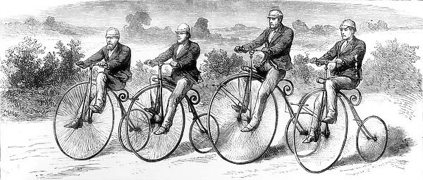 The Bicycle Trip From London to John O Groats, illustration in The Graphic, c