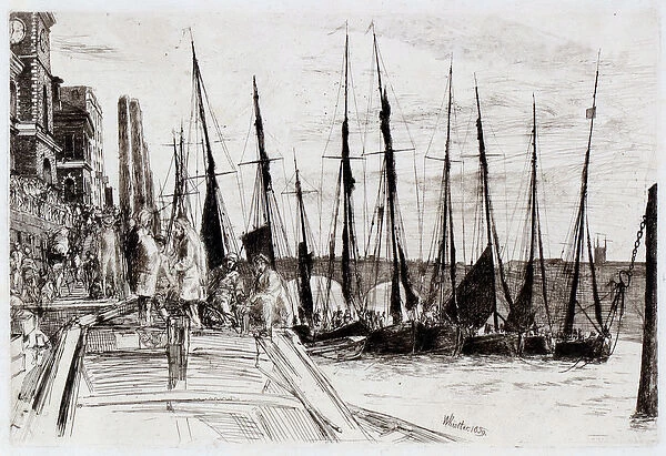 Billingsgate, 1859 (etching)