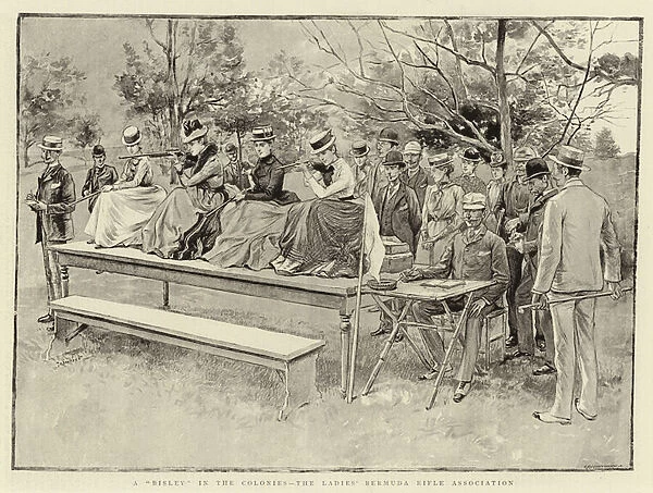 A 'Bisley'in the Colonies, the Ladies Bermuda Rifle Association (engraving)