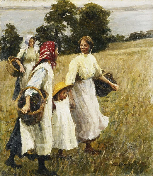 The Blackberry Harvest, c. 1908 (oil on canvas)
