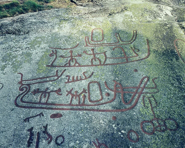 Boats (rock painting)