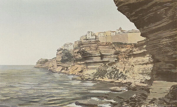 Bonifacio, Pointe de la presqu ile (colour photo)
