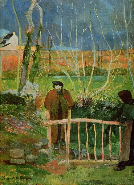 Bonjour Monsieur Gauguin, c. 1889 (oil on canvas)