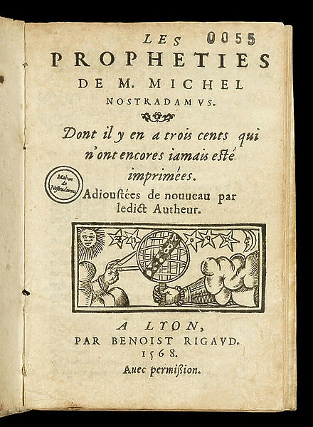 Book of the Propheties of Nostradamus, 1568 (print)
