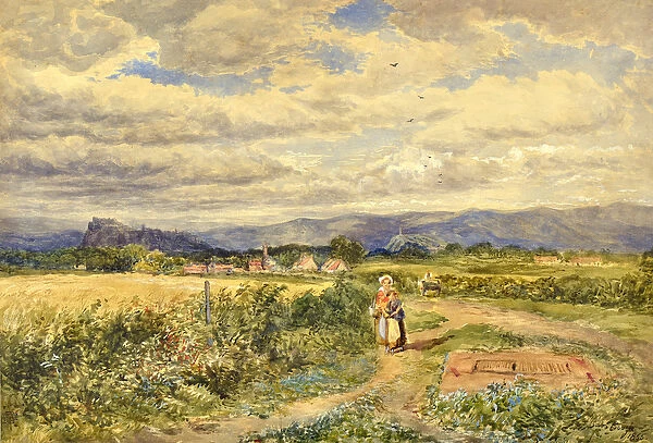 The Borestone, Bannockburn, 1865 (w  /  c)