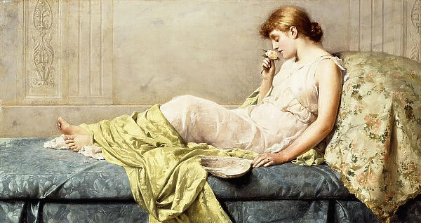 The Boudoir Rose, 1879 (oil on canvas)