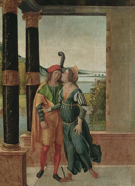 Brutus and Portia, c. 1500-50 (oil on canvas)