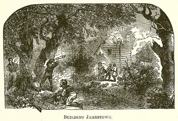Building Jamestown (engraving)