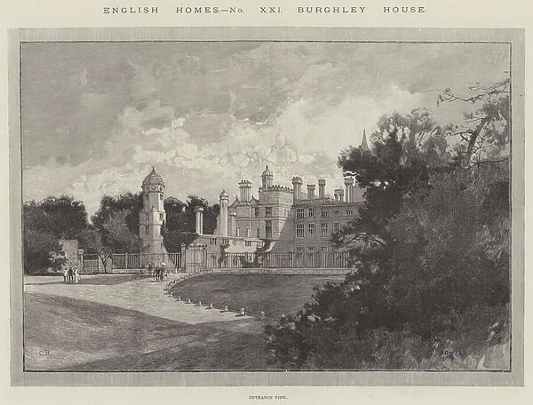 Burghley House (engraving)