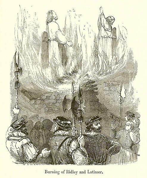 Burning of Ridley and Latimer (engraving)