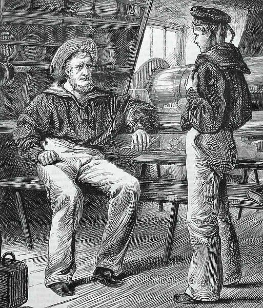 A Cabin Boy with a sailor, 1850
