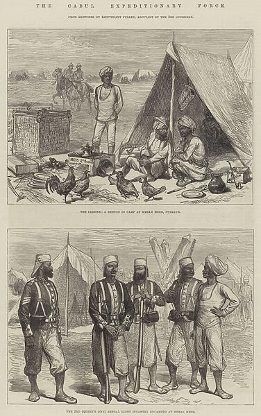 The Cabul Expeditionary Force (engraving)