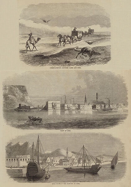From Cairo to Suez (engraving)