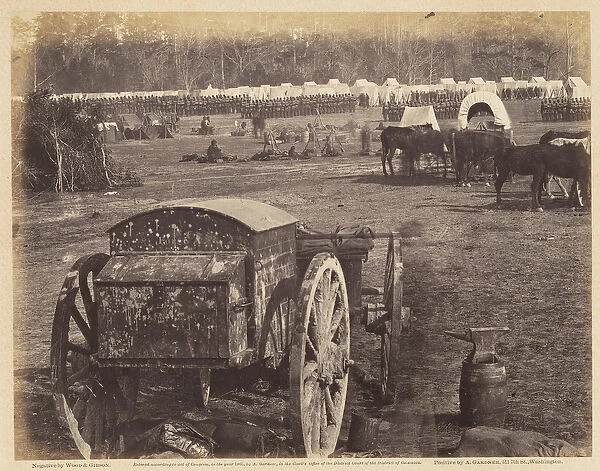Camp and Cumberland Landing, on the Pamunkey, May, 1862