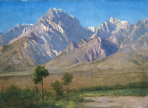 Camp Independence, Colorado, 1873 (oil on board)