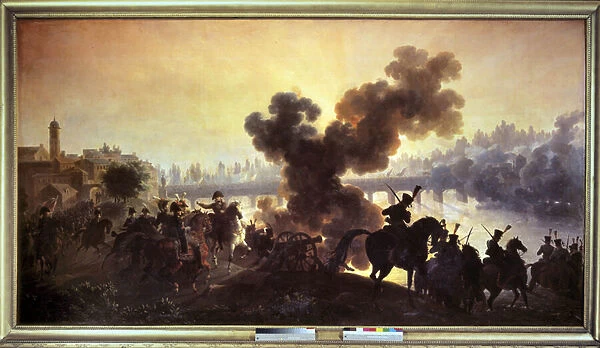 Campaign of Italy: 'view of the Battle of Lodi on 10  /  05  /  1796'