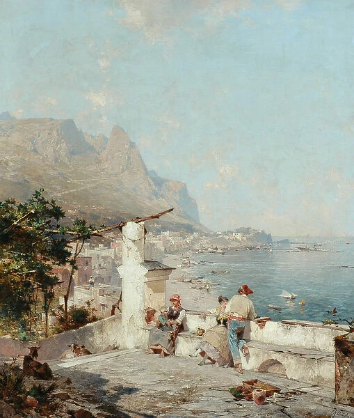 Capri, Golfe de Naples (oil on canvas)