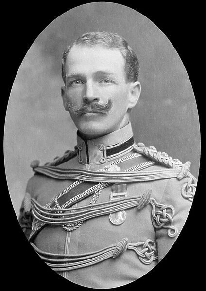 Captain I U Battye, Queens Own Corps of Guides Cavalry, 1911 (b  /  w photo)