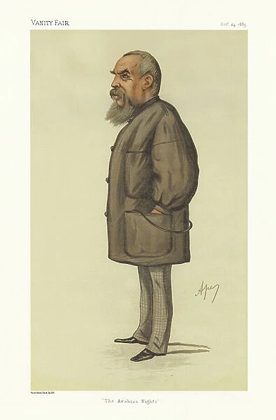 Captain Richard Francis Burton - portrait standing, 1885
