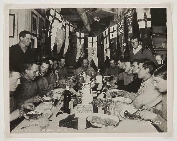 Captain Scotts Last Birthday Dinner, during the Terra Nova